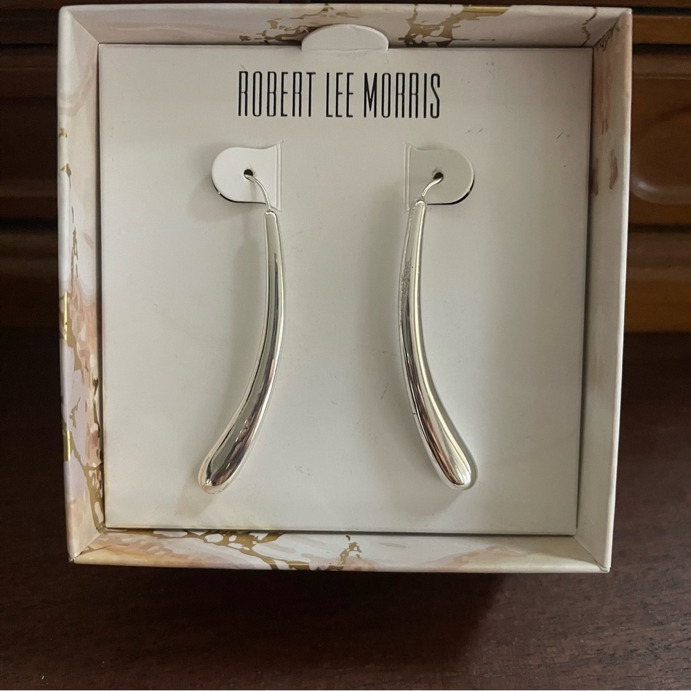 RLM Sliver with Zircon earring NWT